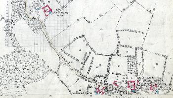 The western part of Common Road in 1880